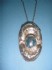 sterling silver necklace combined with mother of pearl