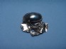 sterling silver pin combined with mother of pearl