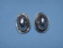 sterling silver earring combined with mother of pearl