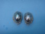 earring combined with mother of pearl and silver 24 K gold dipt