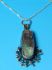 sterling silver necklace with Roman Glass