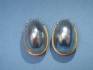 earring combined with mother of pearl and silver 24 K gold dipt