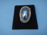 ring combined with mother of pearl and silver 24 K gold dipt