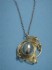 necklace combined with mother of pearl and silver 24 K gold dipt