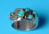 sterling silver ring combined with opal
