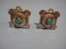 sterling silver earring combined with opal