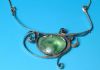 sterling silver necklace with Roman Glass