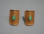 earring combined with opal & silver 24 K gold dipt