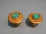 earring combined with opal & silver 24 K gold dipt