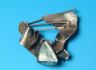 sterling silver pins with Roman Glass