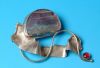 sterling silver pins with Roman Glass