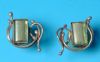 sterling silver earring  with Roman Glass