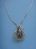 necklace combined with hematite & silver 24 K gold dipt