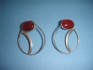 sterling silver earring combined with kornlyan