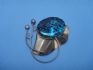 pin combined with abalonuy & silver 24 K gold dipt