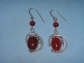sterling silver earring combined with kornlyan