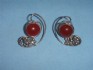 sterling silver earring combined with kornlyan