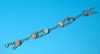 sterling silver bracelets with Roman Glass