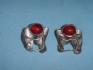 sterling silver earring combined with kornlyan