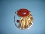 pin combined with kornlyan & silver 24 K gold dipt