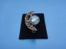 sterling silver ring combined 24 K dipt