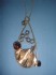 necklace combined with tiger eye & silver 24 K gold dipt