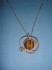 necklace combined with tiger eye & silver 24 K gold dipt