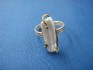 ring combined with pearl & silver 24 K gold dipt