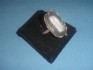 sterling silver ring combined with pearl