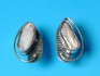 sterling silver earring combined with pearl