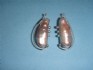 sterling silver earring combined with pearl