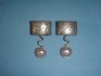 sterling silver earring combined with pearl