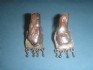 sterling silver earring combined with pearl