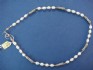 sterling silver necklace combined with pearl