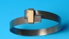Titanium bracelet combined 14 K gold