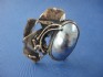 sterling silver pin combined with mother of pearl