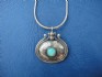 sterling silver necklace combined with opal