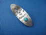 sterling silver pin combined with opal