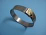 Titanium bracelet combined 14 K gold