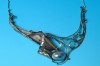 sterling silver necklace combined with mother of pearl