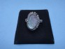 sterling silver ring with Roman Glass