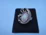sterling silver ring with Roman Glass