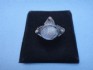sterling silver ring with Roman Glass