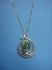 sterling silver necklace combined with abalonuy